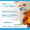 Etiqueta trasera Acetyl-L-Carnitine Doctors Best