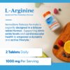 Etiqueta trasera de L-Arginine