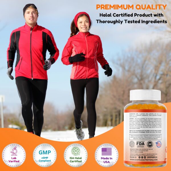 Dosis diaria recomendada gomitas SHIFAA NUTRITION vitamina C