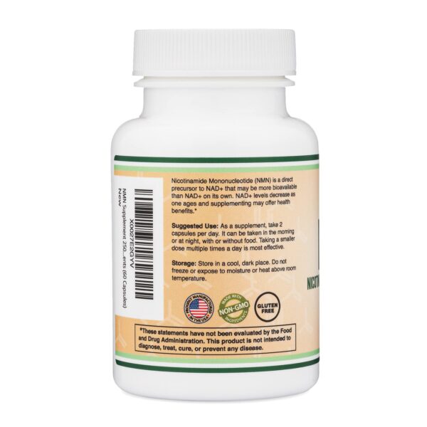 Version 1.0.0 Cápsulas NMN en primer plano