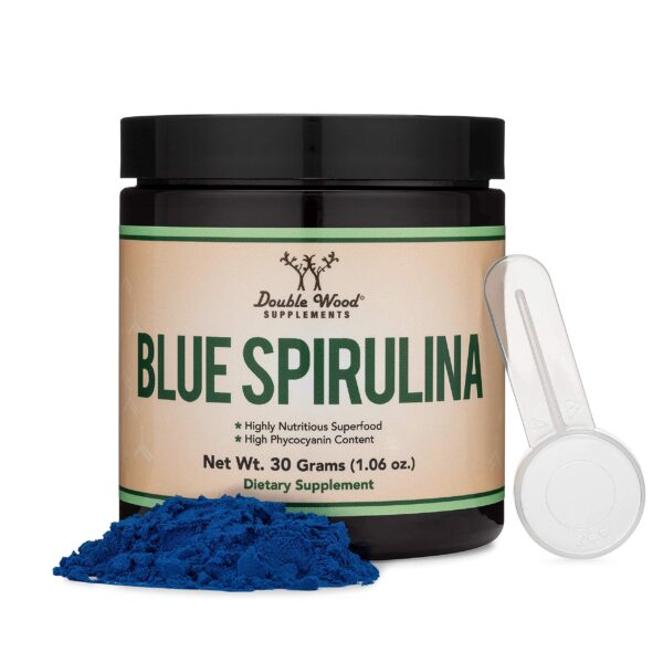 Double Wood polvo espirulina azul superalimento saludable
