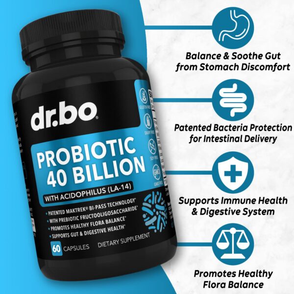 DR. BO Probiotic Enzimas cápsulas
