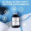 Etiqueta externa de DR.BRIAN Calcium Suplemento