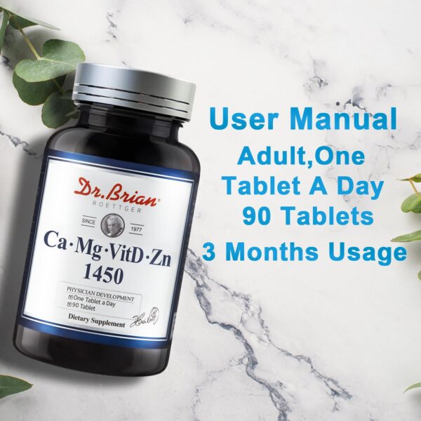 Sello y embalaje de DR.BRIAN Calcium Suplemento