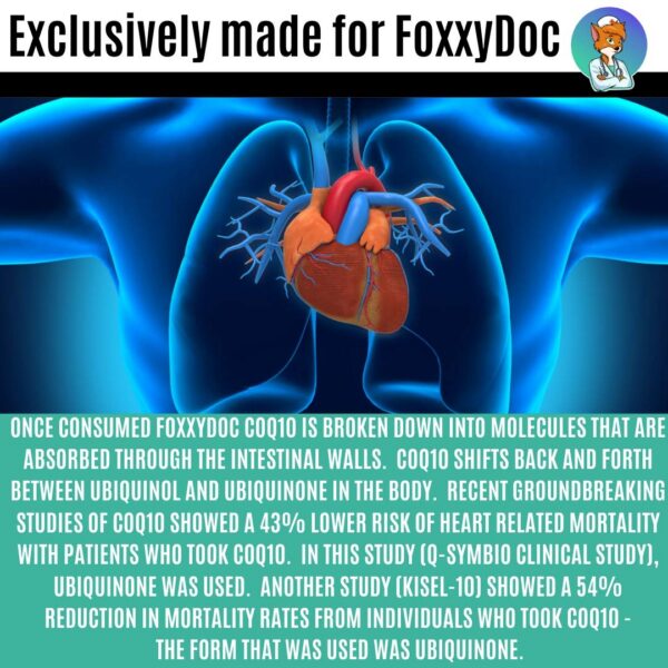 Envase y etiqueta CoQ10 Dr Valerie Nelson