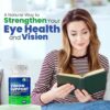 Cápsulas apiladas de Vision Support Eye Vitamins