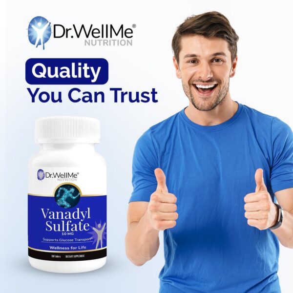 Dr WellMe vanadilo sulfato ingredientes