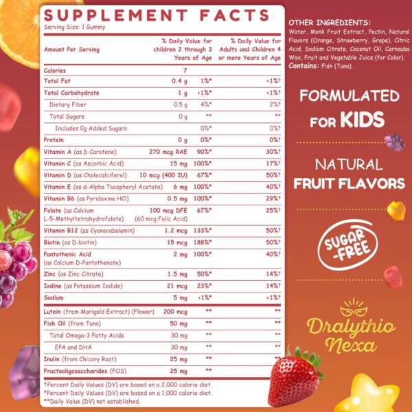 Version 1.0.0 Empaque colorido de las gomitas