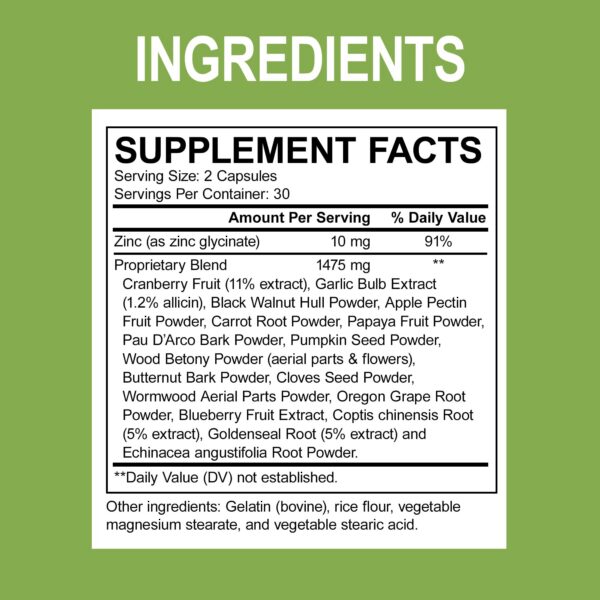 Version 1.0.0 Limpiador de colon Dr. Bo cápsulas naturales para salud digestiva