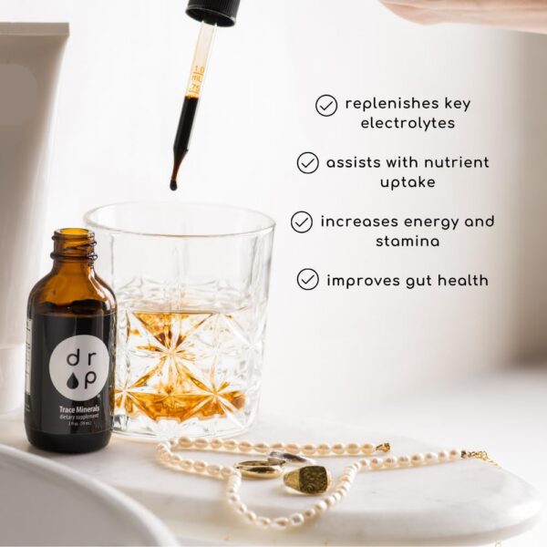 Tres botellas Drop Supplements