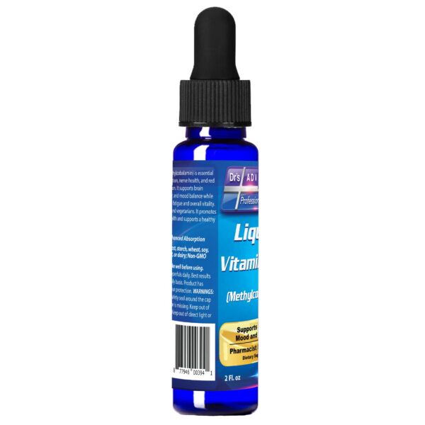 Drs Advantage gotas vitamina b12 para energía y vitalidad sublingual