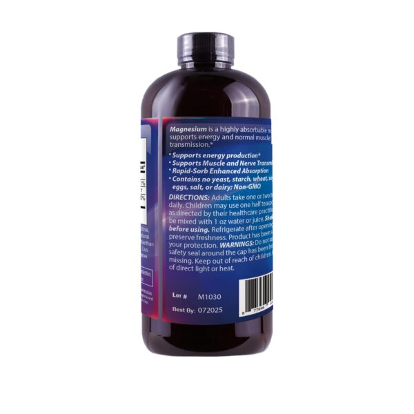 Frasco con gotero de magnesio líquido