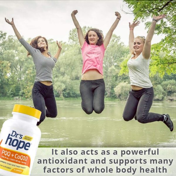 Dr’s Hope PQQ + CoQ10 botella y caja