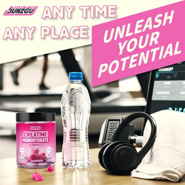 Gominas de creatina monohidrato en empaque