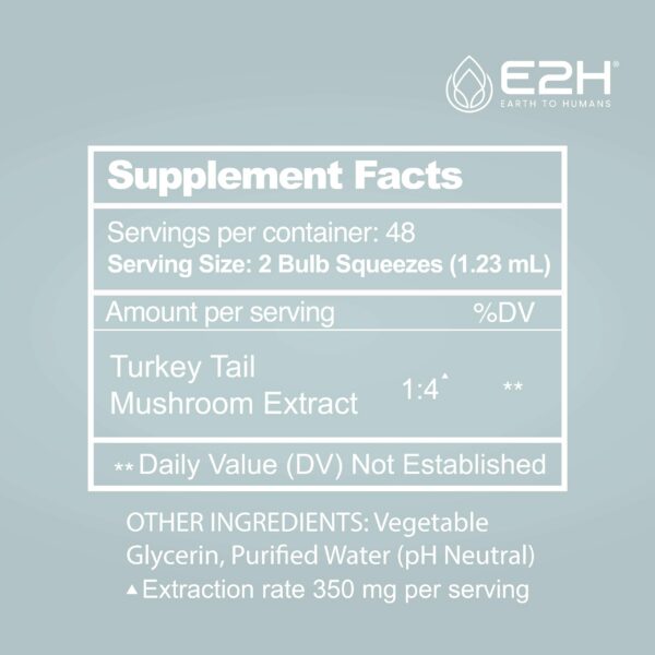 Frasco extracto de hongo cola de pavo 2 onzas EE.UU.