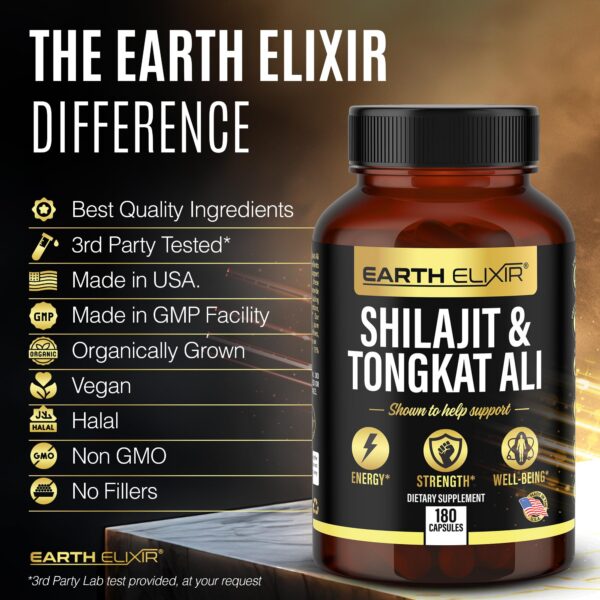 Etiqueta de marca Earth Elixir