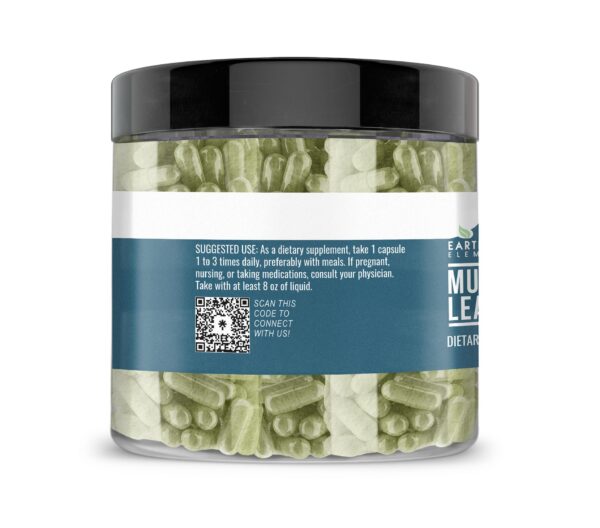 Cápsulas y etiqueta de morera blanca