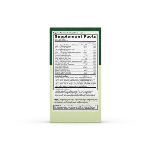 Caja EarthFirst Organic multivitaminico organic para mujer