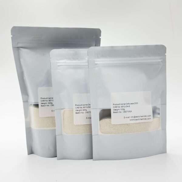 Rango de temperatura óptima 40–60 °C para Celulasa