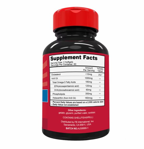 Frasco de krill oil con tapa de seguridad