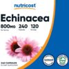 Echinacea Nutricost suplemento sin OGM y sin gluten