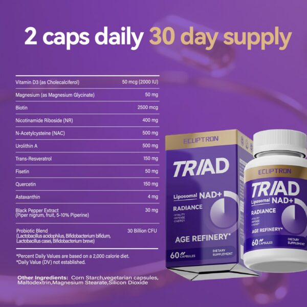 Version 1.0.0 Cápsulas de NAD para mujeres