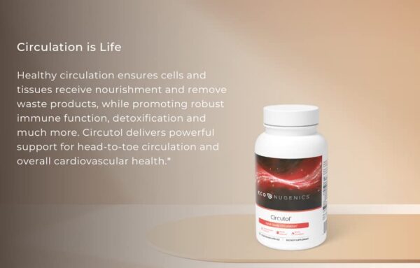 EcoNugenics Circutol cápsulas para presión arterial y circulación