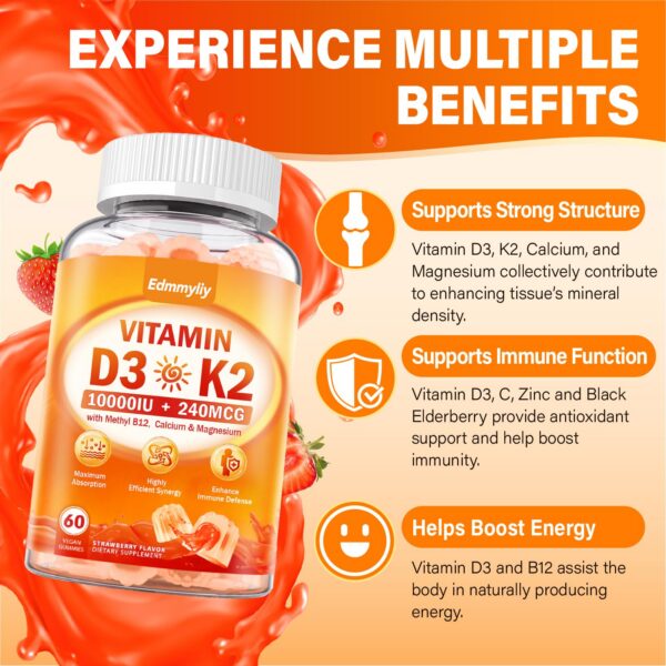 Etiqueta de sabor fresa en gomitas