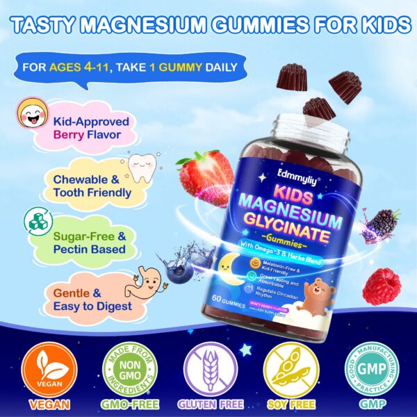 Etiqueta de magnesio glicinato