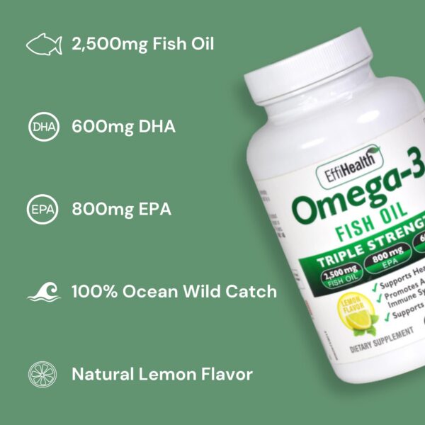 EffiHealth Omega-3 costo y botella
