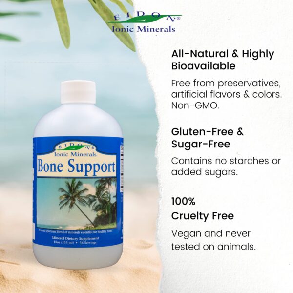 Version 1.0.0 Eidon Líquido soporte óseo minerales iónicos salud huesos