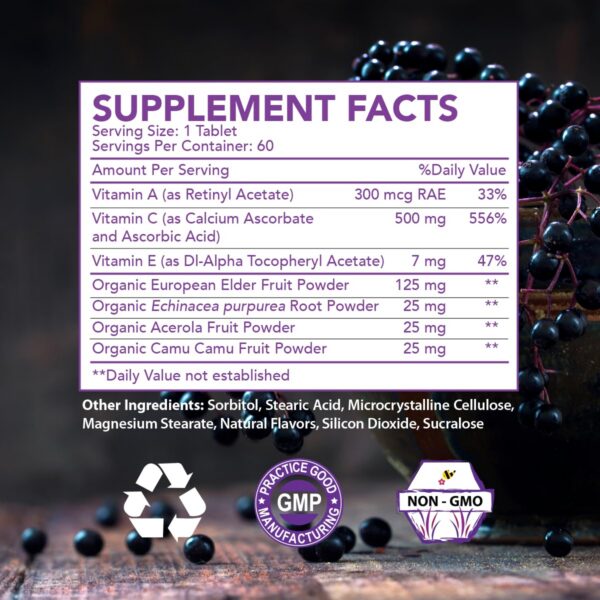 Etiqueta con ingredientes y sello kosher