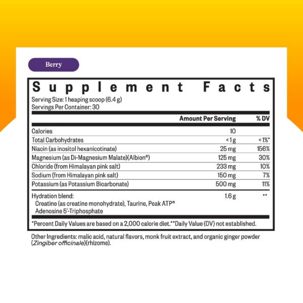 Frasco de electrolitos con vitamina D3