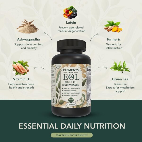 Vista lateral del frasco de 120 cápsulas