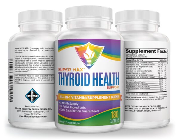 Elevate Recovery - Suplemento para la tiroides hecho en EE. UU.