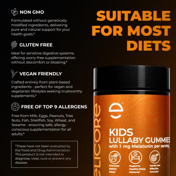 Detalle de ingredientes: melatonina y vitamina B6