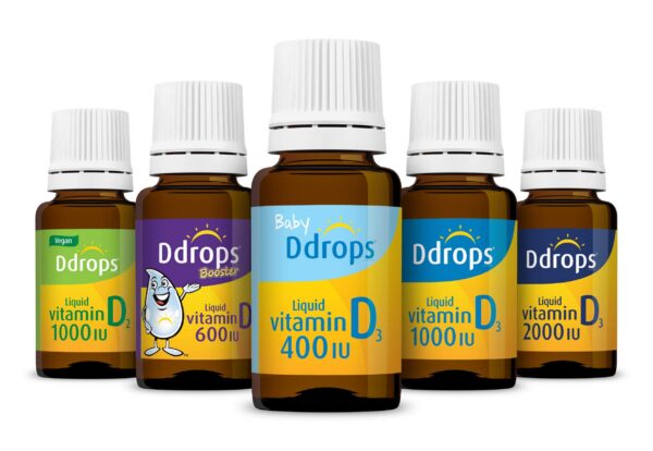 Version 1.0.0 Vitamina D líquida Ddrops sin alérgenos para adultos y niños
