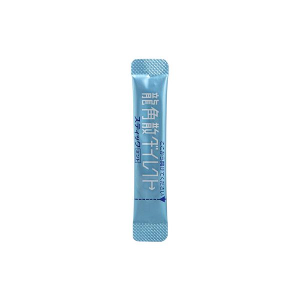 Embalaje Ryukakusan suplemento herbal menta sabor instantáneo