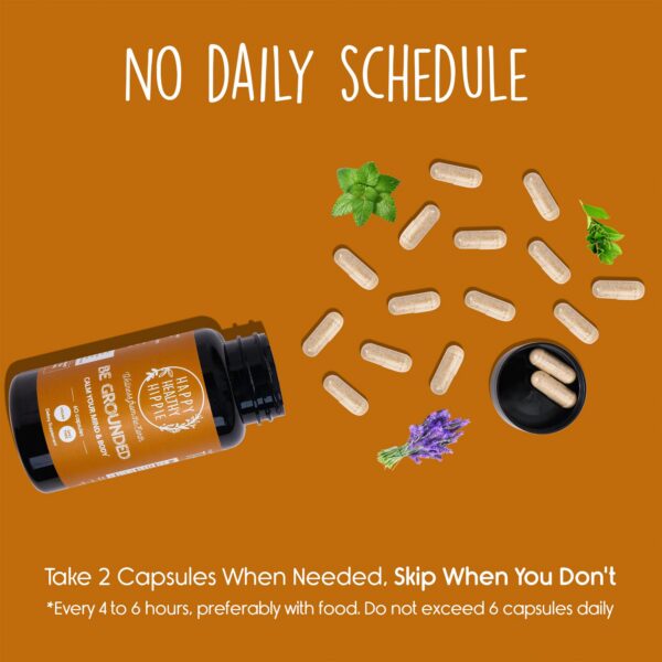 Embalaje suplemento Be Grounded happy healthy hippie