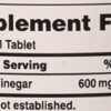 Embalaje de vinagre de sidra de manzana suplemento 200 tabletas