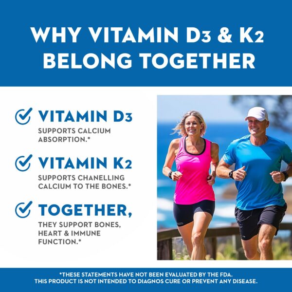 Embalaje vitaminas vit d3 k vitaminerals con ingredientes naturales