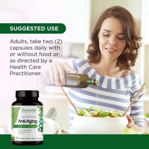 Etiqueta trasera de Emerald Labs