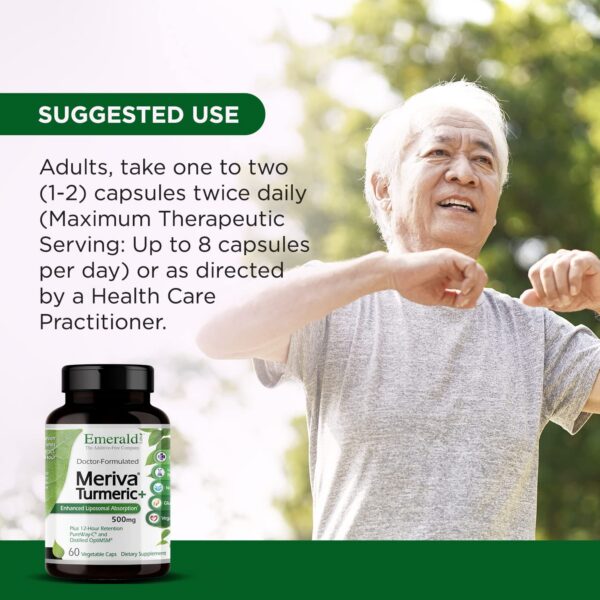 Emerald Labs suplemento con curcuminoides Meriva para salud articular