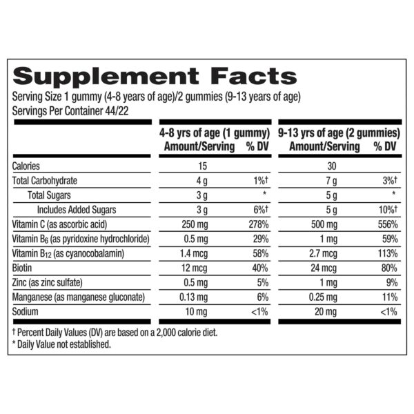Emergen-C Kidz gomitas vitaminas para energía niños