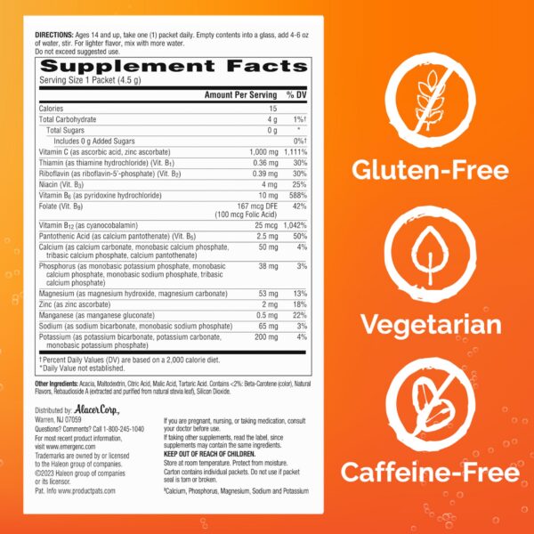 Version 1.0.0 Muestra de sachets Emergen-C frambuesa-limonada