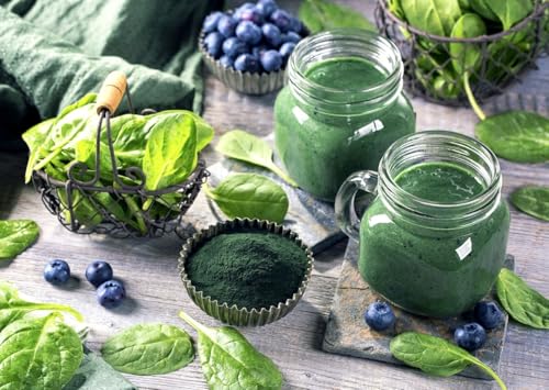 Empaque abierto de polvo de chlorella Food to Live