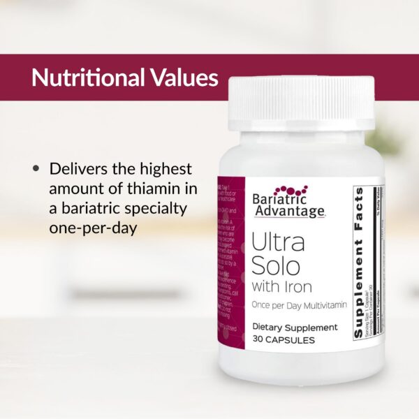 Empaque de Bariatric Advantage Ultra Solo multivitamínico bariátrico