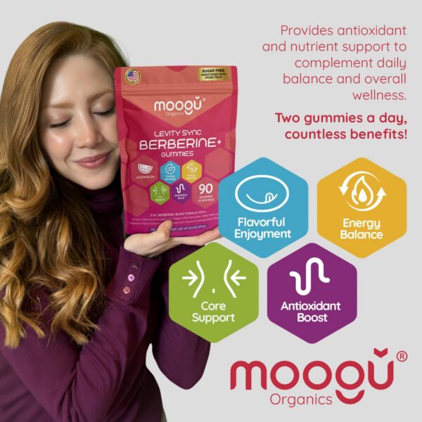 Version 1.0.0 Empaque Berberine Gummies Moogǔ Organics