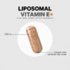 Empaque Codeage Vitamina E liposomal para antioxidantes