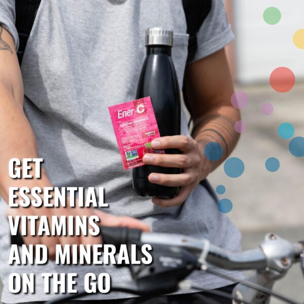 Empaque lateral Ener-C multivitaminico polvo